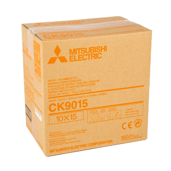 Mitsubishi CK 9015 Carta + Ribbon per 600 Stampe 10X15 Mitsubishi CK 9015 Carta + Ribbon per 600 Stampe 10X15